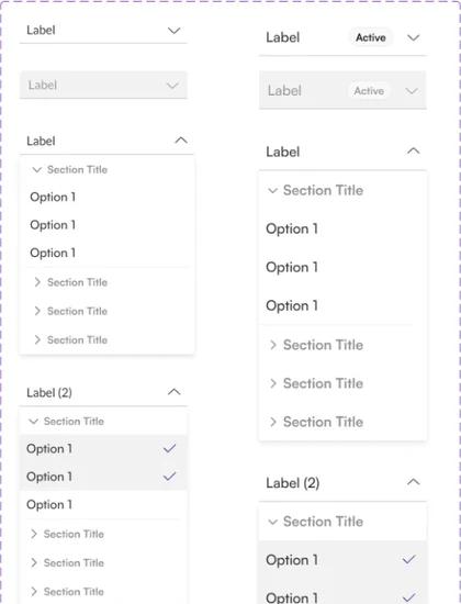 Old tree select dropdown
